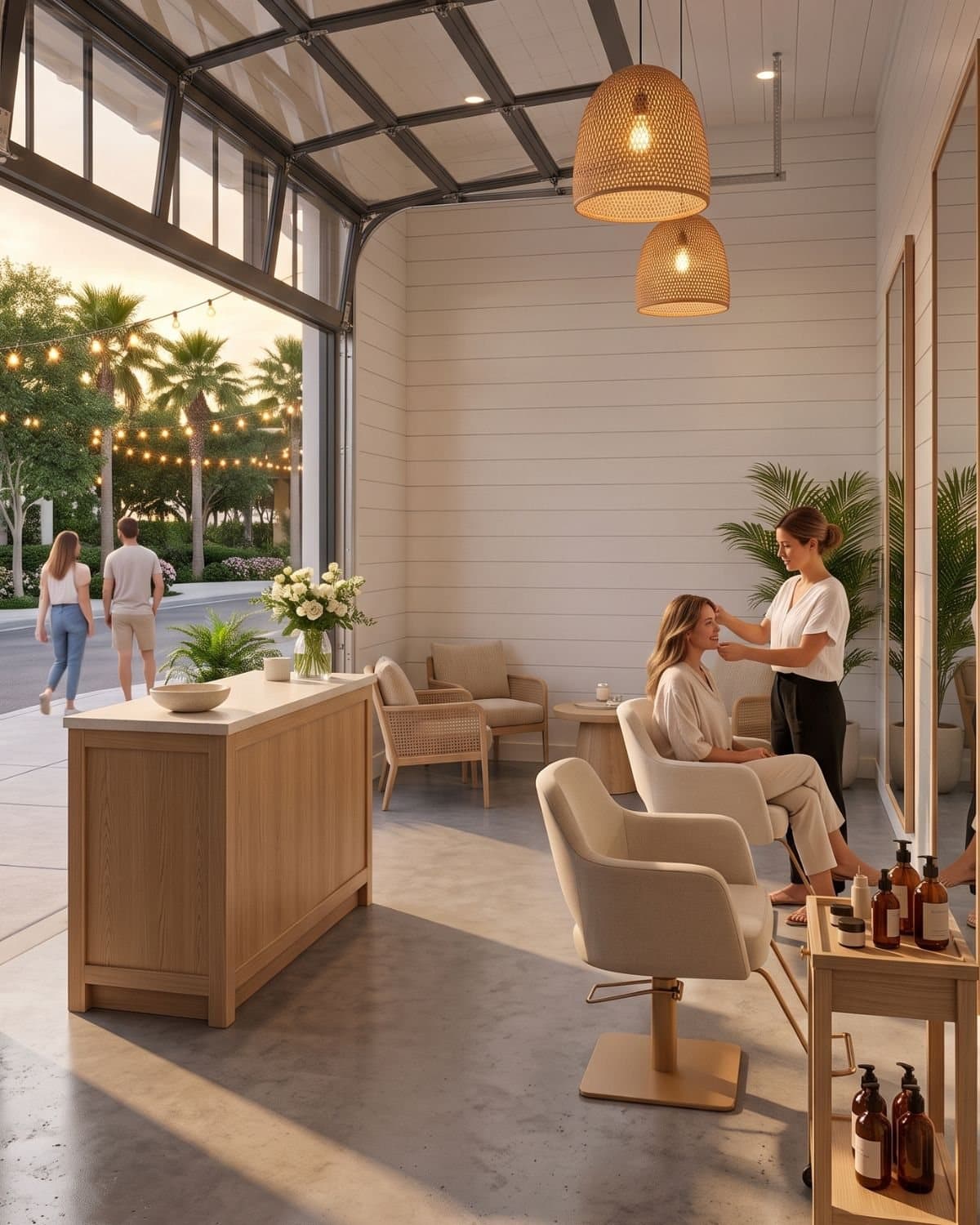 Walk-in service business concept at Banyan Groves Town Center