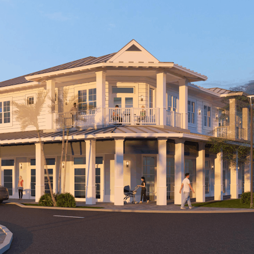 Amenities featured at Banyan Groves include beautiful architecture